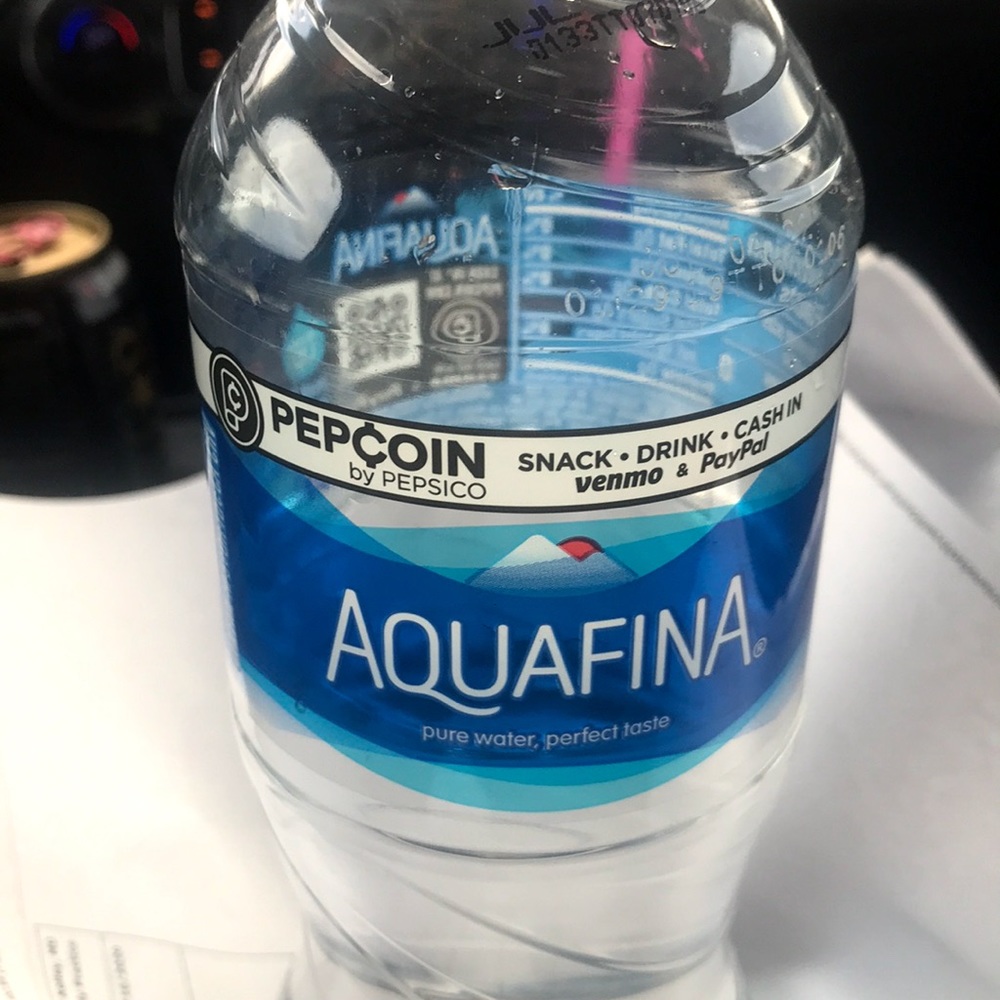 Fresh nice aquafina water
